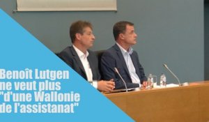 Lutgen ne veut plus "d'une Wallonie de l'assistanat"