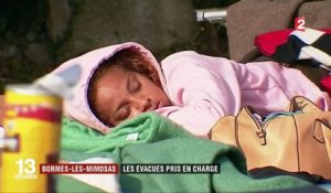 Bormes-les-Mimosas : la prise en charge des personnes évacuées