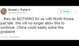 Donald Trump hausse le ton contre la Chine