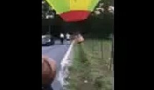 Atterrissage forcé d'une montgolfière en Dordogne