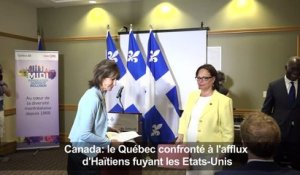 Québec face à l'afflux d'Haïtiens fuyant les Etats-Unis