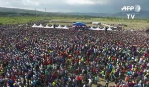 Kenya:meeting de campagne du leader de l'opposition Raila Odinga