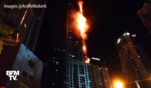 À Dubaï, un incendie ravage l'un des plus hauts gratte-ciel au monde