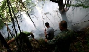 L'Albanie lutte contre les feux de forêt