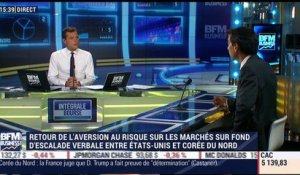 Les tendances sur les marchés: Aversion au risque avec l'escalade verbale entre Washington et Pyongyang - 09/08