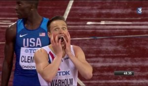 Mondiaux d'athlétisme : Warholm s'adjuge le titre sur 400m haies !