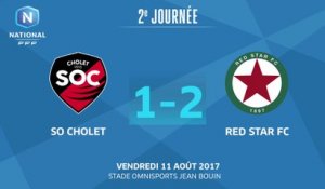 J2 :  SO Cholet - Red Star FC (1-2), le résumé