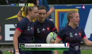 Coupe du Monde de rugby (F) : Le triplé pour Shanon Izar ! Et la France mène 17 à 0