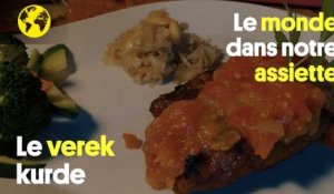 Le “verek” farci, gigot d’agneau kurde au fromage et à la pistache