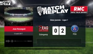 Guingamp-PSG (3-0): le Goal Replay avec le son RMC Sport