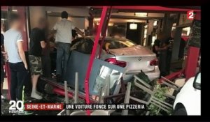 Seine-et-Marne : une voiture fonce sur une pizzeria