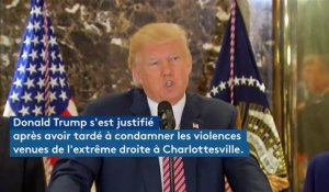 Donald Trump change d'avis sur les violences de Charlottesville