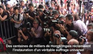 Hong Kong: les leaders de la "révolte des parapluies" condamnés