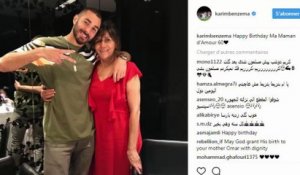 Karim Benzema : Son message plein d’amour à sa mère pour son anniversaire (Photo)