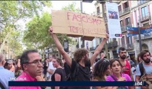 Attentats en Catalogne : La tension éclate entre les manifestants