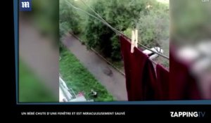 Russie : Un bébé chute d'une fenêtre et est miraculeusement sauvé (vidéo)