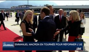 Emmanuel Macron en tournée pour réformer l'UE
