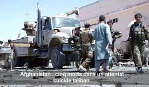Cinq morts dans un attentat suicide taliban en Afghanistan