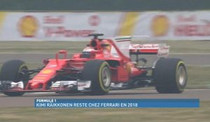 Formule 1 - Raikkonen prolonge chez Ferrari