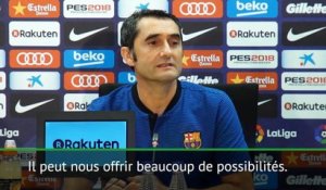 Barça - Valverde : ''Dembélé apportera de la profondeur''