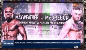 Boxe : Victoire de Floyd Mayweather contre Conor McGregor