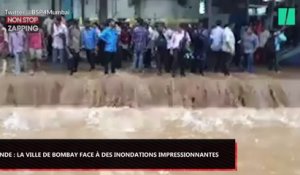 Inde : La ville de Bombay paralysée par des inondations impressionnantes (Vidéo)