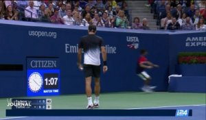 US open: Roger Federer se fait peur