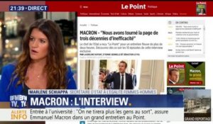 Marlène Schiappa: Emmanuel Macron "n'a pas fait vœu de silence"
