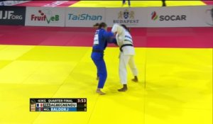 Judo - ChM : Clarisse Agbegnenou (-63 kg) rallie les demi-finales en 14 secondes