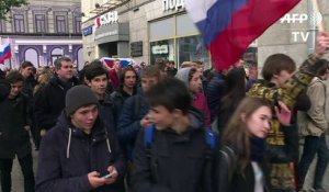 Russie: l'opposition dans la rue pour l'anniversaire de Poutine