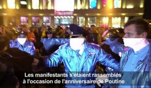 Manifestations violentes en Russie contre Vladimir Poutine