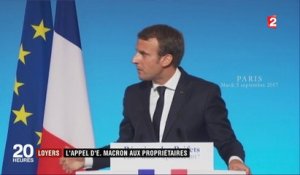 Loyers : l'appel d'Emmanuel Macron aux propriétaires
