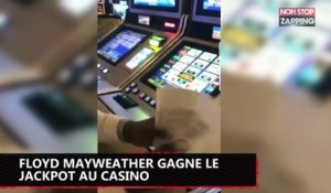Floyd Mayweather gagne un incroyable jackpot dans un casino de Las Vegas (Vidéo)