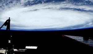 L'ouragan IRMA survolé par la Station Spatiale Internationale