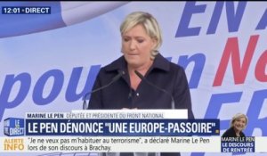 Marine Le Pen: "Les Insoumis ne sont pas une opposition, c'est un groupe d'agités"