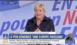 Marine Le Pen qualifie les membres de la France insoumise "d'islamo-trotskistes"