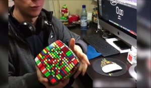 Voici le rubik's cube le plus compliqué à resoudre et on comprend pourquoi