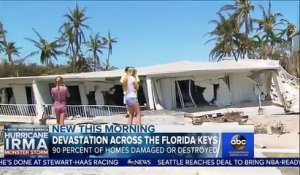 Etats-Unis: 90% des maisons des Keys en Floride touchées ou détruites par l'ouragan Irma - VIDEO