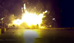 La société SpaceX sort une vidéo des fails d'atterrissage de ses fusées