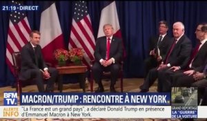 Rencontre entre Emmanuel Macron et Donald Trump à New York avant l'Assemblée générale de l'Onu