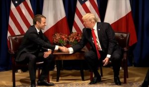 Rencontre entre Macron et Trump en marge de l'AG de l'ONU