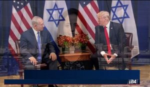 Trump évoque le conflit israélo-palestinien avec Netanyahou