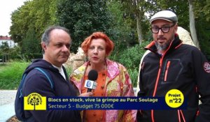 Budget Participatif - Blocs en stock, vive la grimpe au Parc Soulage