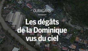 Dominique : les ravages de l'ouragan vus du ciel