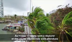 Maria: survol en drone de Porto Rico dévasté par l'ouragan