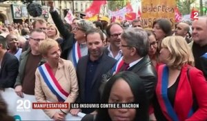 Manifestation : les Insoumis contre Emmanuel Macron