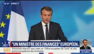 Europe: Macron veut "un salaire minimum adapté à la réalité économique de chaque pays"