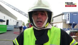 VIDEO. Châtellerault: début d'incendie à l'entreprise de chaudronnerie CMMI