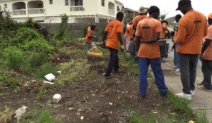 Saint-Martin: les travaux de nettoyage se poursuivent