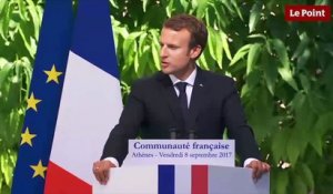 "Je ne céderai rien aux fainéants" Emmanuel Macron